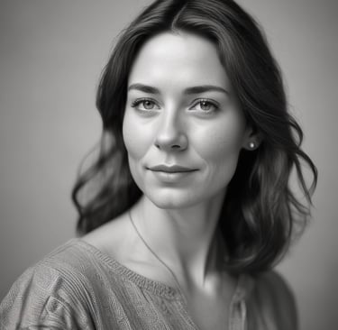Smiling woman standing by her new front door installed by GM Windows & Doors