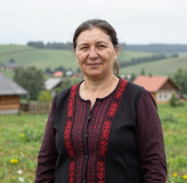 A happy customer standing beside a freshly mowed, vibrant green lawn in Plovdiv.