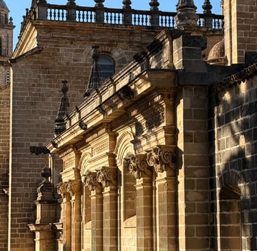 Detalle arquitectónico de la Catedral de Jerez de la Frontera