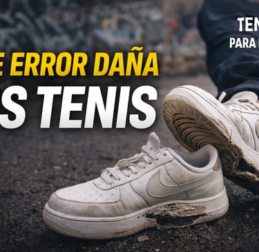 Error común que daña tus tenis y reduce su vida útil por mala humedad y mal uso