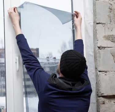 instalación profesional experta de peliculas de polarizacion para apartamentos, casas y oficinas