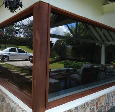 Polarizacion de apartamentos, casas y oficinas. Vidrios, ventanas, privacidad, pelicula polarizada