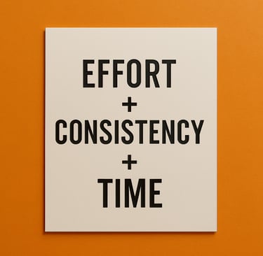 a poster of a poster of a quote about the importance of the effort