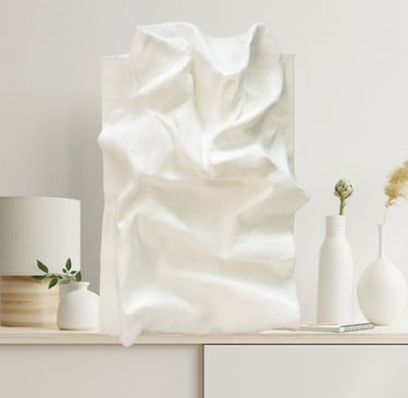 Bespoke Art plaster relief sculpture on display at Society Salon, 67 Sparks Street, downtown Ottawa.