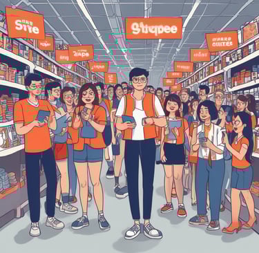 a motorcycle parked in front of a clothing store