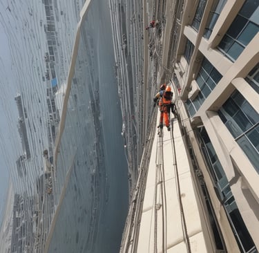 3D model rendering of a complex cladding design displayed on a computer screen.
