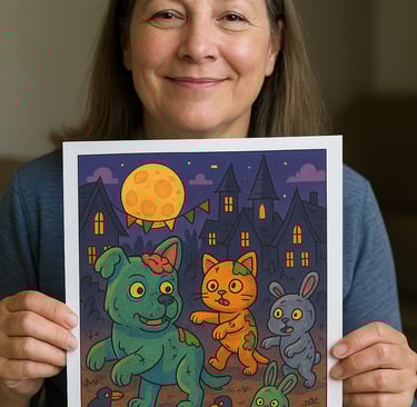 Cozy Content Creator Homepage Image