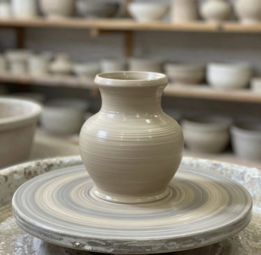 Close-up of a skilled artisan weaving colorful textiles by hand in a bright workshop