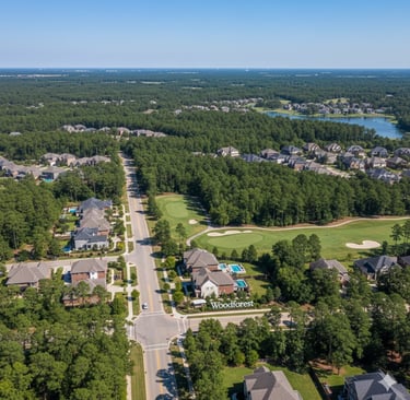 View of Woodforest Texas