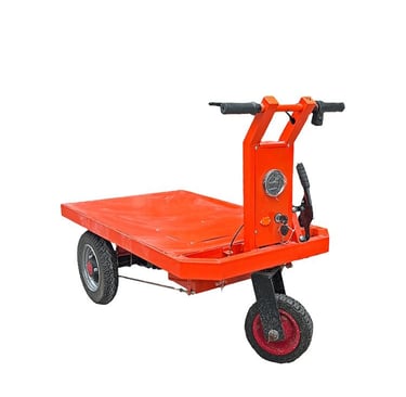 electric flatbed tricycle for industrial material handling