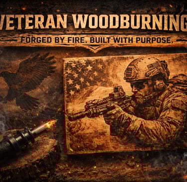 veteran-woodburning-art-in-flames