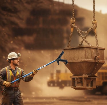 PSC ROUGHNEK Push-Pull Pole™ | Oilfield Push Pull Tool for Rig Floor Pipe Handling