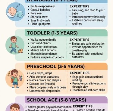 Expert insights on supporting healthy growth from infancy through adolescence.