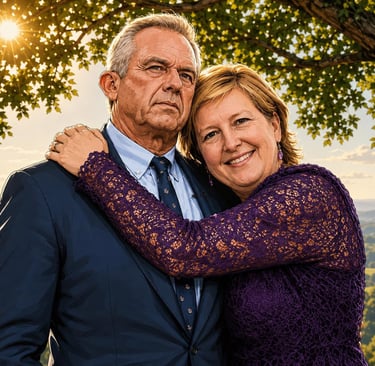 RFK jr., Vibeke Manniche, Hugging, Helt, Politisk Stuntman