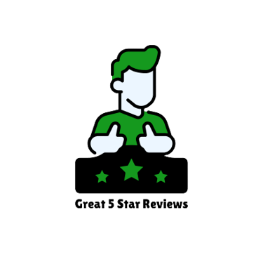animation of guy giving a thumbs up and reviews