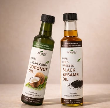 EVCO and Black Sesame Oil Ancient Gift Farm