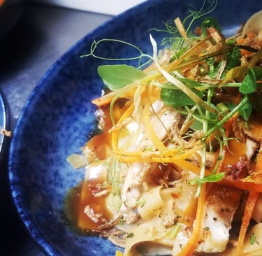 photo of rich seasonal dish at Tonic Bistro