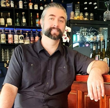 Bartender & Sommelier Michael Mclane at Tonic Bar & Bistro Martinborough