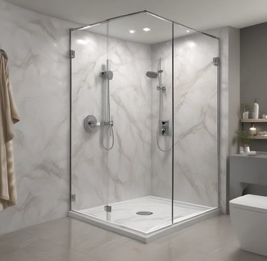 A panoramic view highlighting the variety of panel textures and finishes available at Panel Pro Innovations.