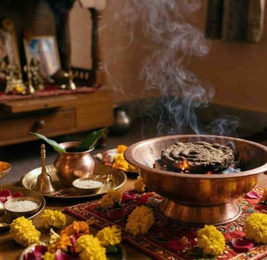 cow dung cake for pooja