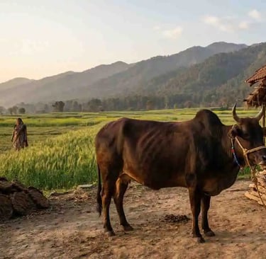 organic cow dung cakes