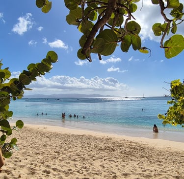la plage du souffleur à 40 minutes de la villa jolan