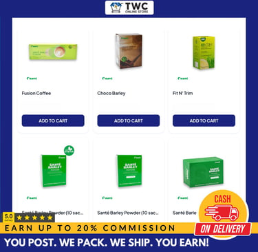 Cheapest Drop Shipping Business Philippines - Sante Organic Barley Health Wellness Products