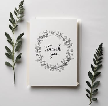 A close-up of a handmade card featuring delicate floral stamps and soft pastel inks on textured cardstock.