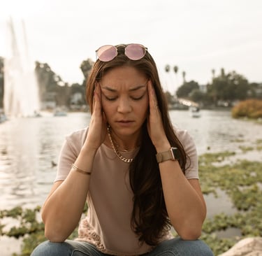 Tension in neck muscles contributing to headaches