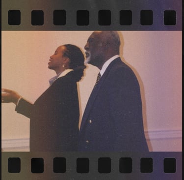 loss of a loved one pic of my sister Cheryl and our Dad worshipping God together
