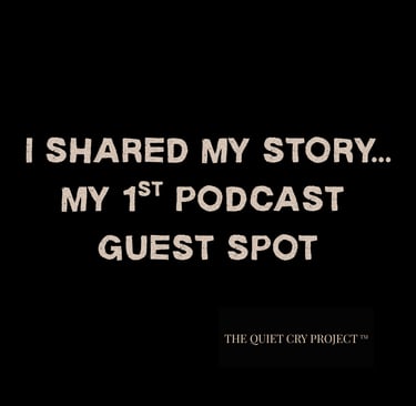 Sheila R. Wilson’s guest interview for The Quiet Cry Project, sharing her story on grief