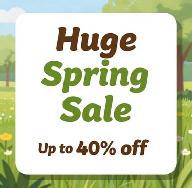 Huge Spring Sale on Amazon - Up to 40% Off