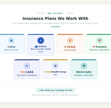 List accept insurance for ABA clinic in Pooler GA