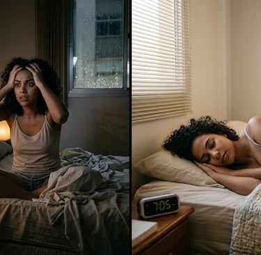 pessoa com dificuldade para dormir à noite insônia no quarto escuro