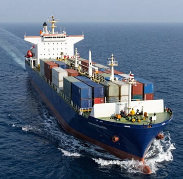 an oil rig in the middle of the ocean