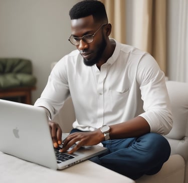 Close-up of hands installing a new computer part inside a desktop tower.