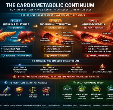 From Insulin Resistance to Heart Disease: The Hidden Cardiometabolic Continuum (2026)
