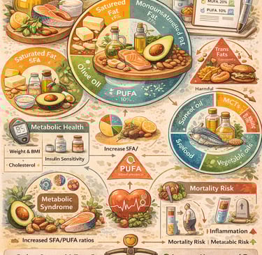 How to Optimise Dietary Fat Intake for Longevity & Metabolic Health: A 2025 Evidence-Based Guid
