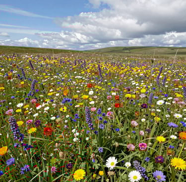 a cliff side with a road and a body of water below
