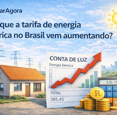 conta de luz com gráfico de alta, casa residencial, postes de energia e moedas representando aumento