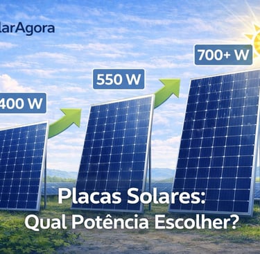 Evolução da potência das placas solares de 400W a 700W em módulos fotovoltaicos
