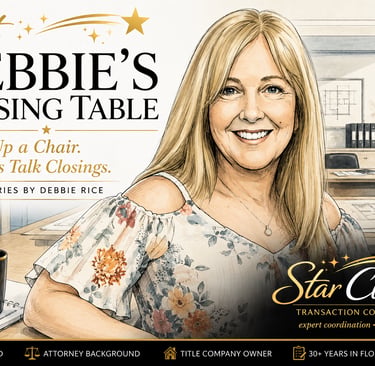 Real Estate transaction insights from Debbie Rice