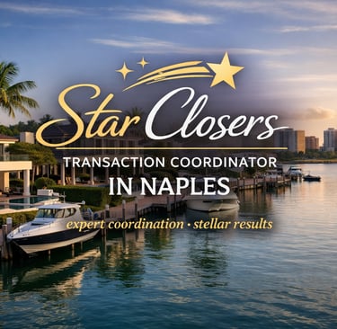 Naples luxury homes representing real estate market served by Star Closers transaction coordinators