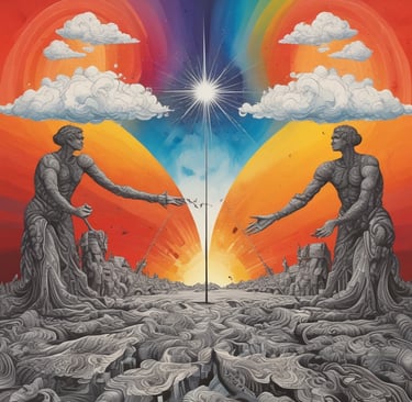 A serene, softly glowing angelic figure surrounded by gentle light and subtle grey tones.