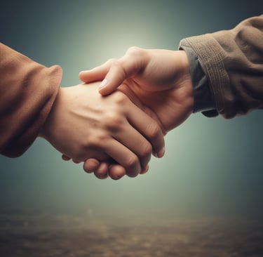 A serene black and white photo of a softly glowing angel statue surrounded by gentle shadows.