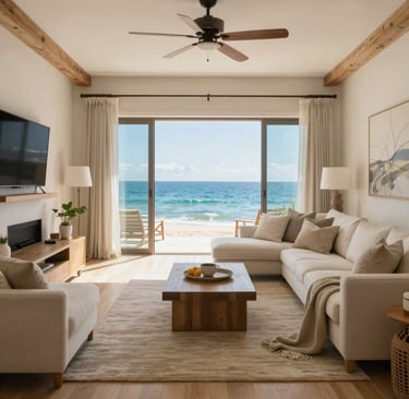 Bright living room with modern inventory