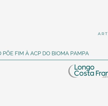 acordo põe fim à acp do bioma pampa