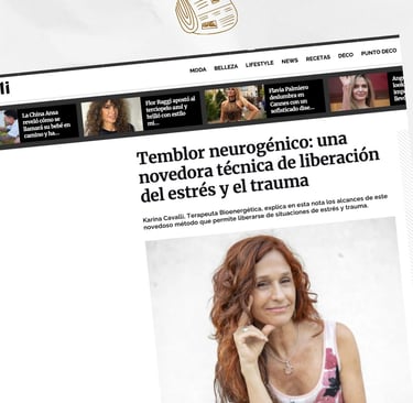 Estres; trauma; temblor; neurogenic; liberación estres , nervio vago, polivagal