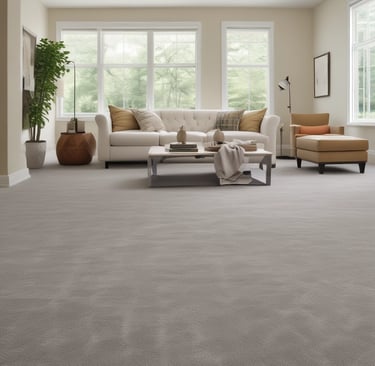 Elegant, minimalistic cleaning tools arranged on a soft beige surface with subtle green accents.