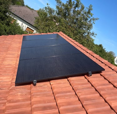 Installation de panneaux solaires